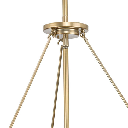 Progress Lusail Collection Thirteen Light in Soft Gold Luxe Industrial Chandelier Model: P400377-205