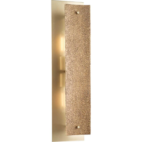 Progress Lusail Collection Two Light in Soft Gold Luxe Industrial Wall Bracket Model: P710122-205