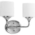 Progress Lynzie P2802 15 2 100 Watt MED BATH BRKT in Polished Chrome Finish Model: P2802-15