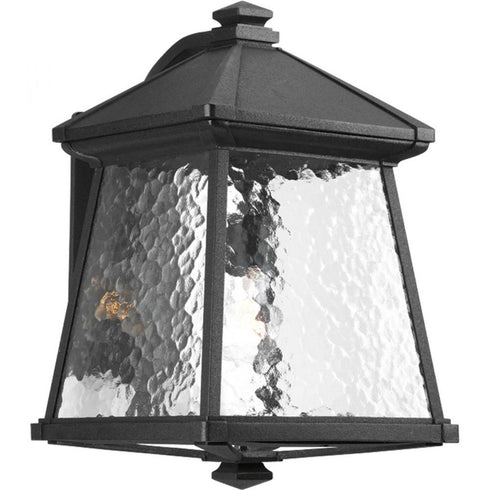 Progress Mac Collection One Light Large Lantern in Textured Black Finish Model: P5999-31