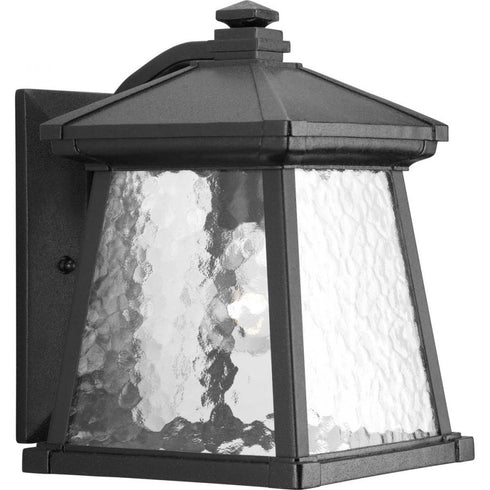 Progress Mac P5907 31 1 100 Watt MED OUTDOOR WALL LANTERN in Textured Black Finish Model: P5907-31
