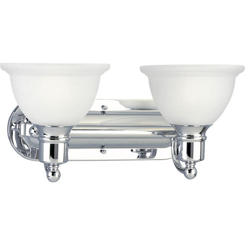 Progress Madison P3162 09 2 100 Watt MED BATH BRKT in Brushed Nickel Finish Model: P3162-09