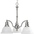 Progress Madison P4280 09 3 75 Watt MED CHAND in Brushed Nickel Finish Model: P4280-09