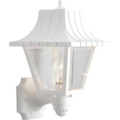 Progress Mansard P5814 30 1 60 Watt MED WALL LANTERN in White Finish Model: P5814-30