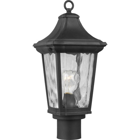 Progress Marquette P540062 031 1 75 Watt MED POST LANTERN in Textured Black Finish Model: P540062-031
