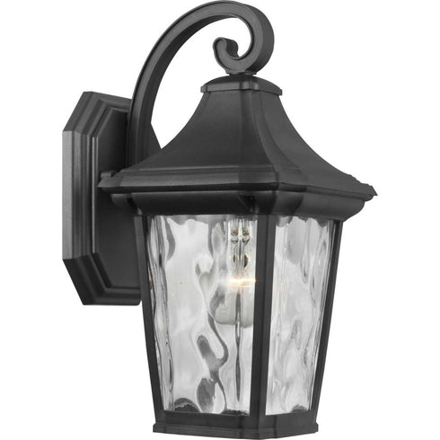 Progress Marquette P560171 031 1 60 Watt MED WALL LANTERN in Textured Black Finish Model: P560171-031