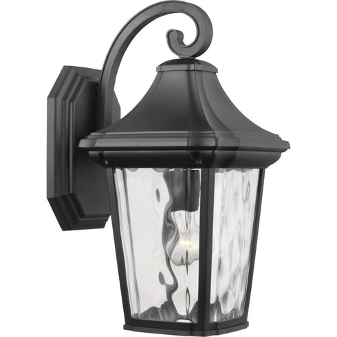 Progress Marquette P560173 031 1 100 Watt MED WALL LANTERN in Textured Black Finish Model: P560173-031
