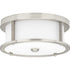 Progress Mast P350144 009 2 60 Watt MED FLUSH MOUNT in Brushed Nickel Finish Model: P350144-009
