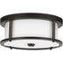 Progress Mast P350144 009 2 60 Watt MED FLUSH MOUNT in Brushed Nickel Finish Model: P350144-009