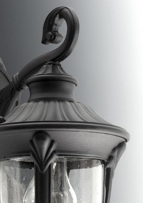 Progress Meridian 3 Light P5520 31 3 60 Watt CAND CH HNG LANT in Textured Black Finish Model: P5520-31