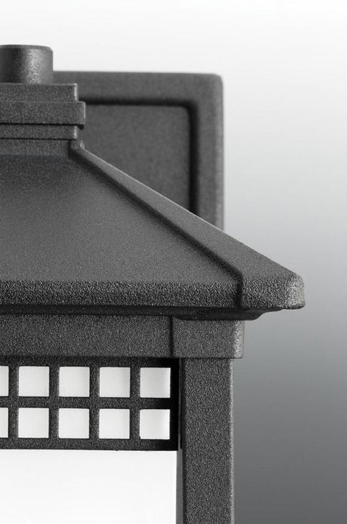 Progress Merit P6000 31 1 100 Watt MED WALL LANTERN in Textured Black Finish Model: P6000-31