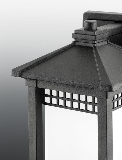 Progress Merit P6002 31 1 100 Watt MED WALL LANTERN in Textured Black Finish Model: P6002-31