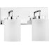 Progress Merry P300328 009 2 100 Watt MED BATH BRACKET in Brushed Nickel Finish Model: P300328-009