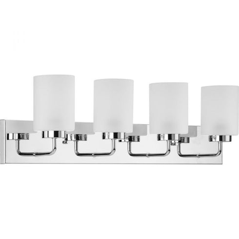 Progress Merry P300330 009 4 100 Watt MED BATH BRACKET in Brushed Nickel Finish Model: P300330-009