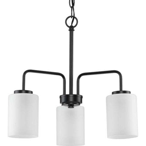 Progress Merry P400274 009 3 100 Watt MED CHANDELIER in Brushed Nickel Finish Model: P400274-009