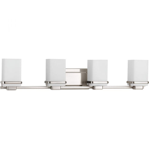 Progress Metric P2196 09 4 100 Watt MED BATH BRACKET in Brushed Nickel Finish Model: P2196-09