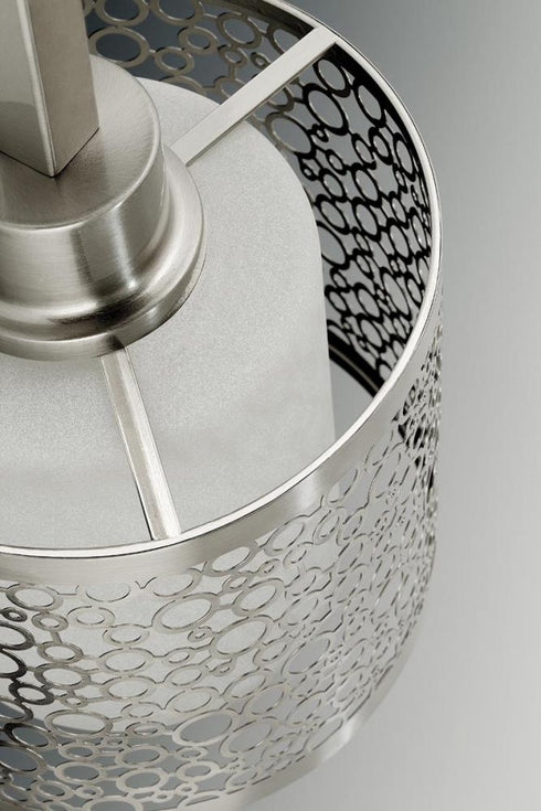 Progress Mingle P5038 09 1 100 Watt MED MINI PENDANT in Brushed Nickel Finish Model: P5038-09
