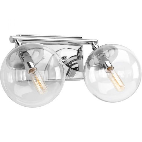 Progress Mod P2854 15 2 60 Watt CAND BATH BRACKET in Polished Chrome Finish Model: P2854-15