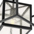 Progress Navarre P350256 31M 1 Light SEMI FLUSH in Matte Black Finish Model: P350256-31M