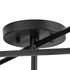 Progress Navarre P350256 31M 1 Light SEMI FLUSH in Matte Black Finish Model: P350256-31M