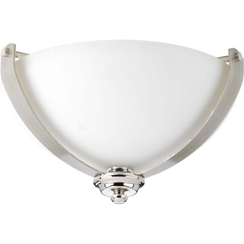 Progress Noma Collection Two Light Flush Mount in Polished Nickel Finish Model: P350035-104