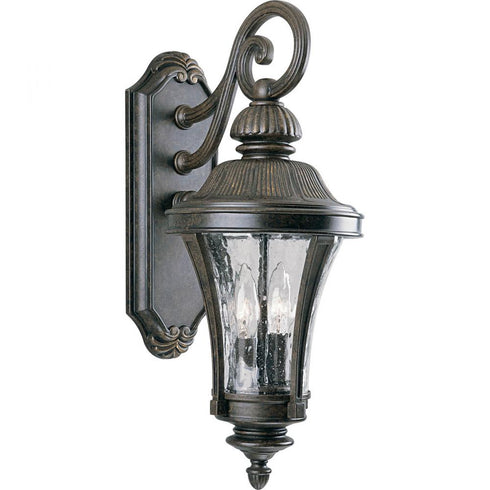 Progress Nottington Collection Two Light Medium Wall Lantern in Forged Bronze Finish Model: P5836-77