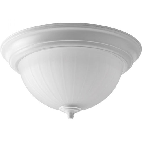 Progress One Light 11 8 Inch LED Flush Mount in White Finish Model: P2304-3030K9