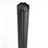 Progress Outdoor Posts P540005 031 FLUTED LANTERN POST in Textured Black Finish Model: P540005-031