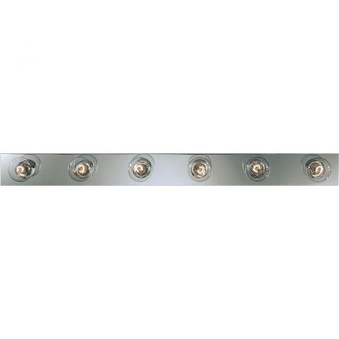 Progress P3117 15 6 60 Watt MED BROADWAY BAR in Polished Chrome Finish Model: P3117-15