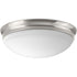 Progress P350100 009 30 1 17 Watt LED FLUSH MOUNT in Brushed Nickel Finish Model: P350100-009-30