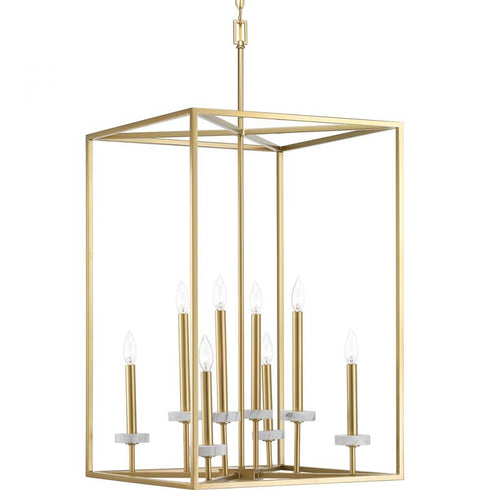 Progress Palacio P500106 078 8 60 Watt CAND FOYER in Vintage Gold Finish Model: P500106-078