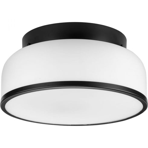 Progress Parkhurst P350255 009 2 Light FLUSHMT in Brushed Nickel Finish Model: P350255-009