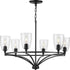 Progress Parkhurst P400297 009 6 60 Watt CAND CHANDELIER in Brushed Nickel Finish Model: P400297-009