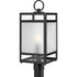 Progress Parrish P540105 31M 1 Light POST LANTERN in Matte Black Finish Model: P540105-31M