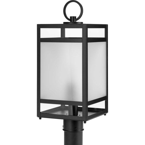 Progress Parrish P540105 31M 1 Light POST LANTERN in Matte Black Finish Model: P540105-31M