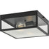 Progress Parrish P550136 31M 2 Light FLUSHMT in Matte Black Finish Model: P550136-31M