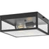 Progress Parrish P550136 31M 2 Light FLUSHMT in Matte Black Finish Model: P550136-31M