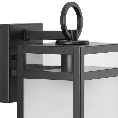 Progress Parrish P560342 31M 1 Light WALL LANTERN in Matte Black Finish Model: P560342-31M