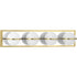 Progress Pearl LED P300313 012 30 4 26 Watt LED BATH BRACKET in Satin Brass Finish Model: P300313-012-30