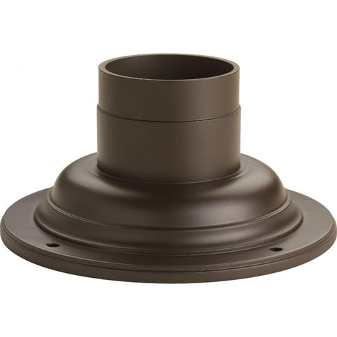 Progress Pedestal Mounts P8726 20 PEDESTAL MNT ADAPTER in Antique Bronze Finish Model: P8726-20