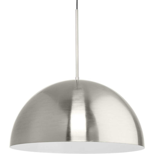Progress Perimeter P500380 009 1 Light PENDANT in Brushed Nickel Finish Model: P500380-009