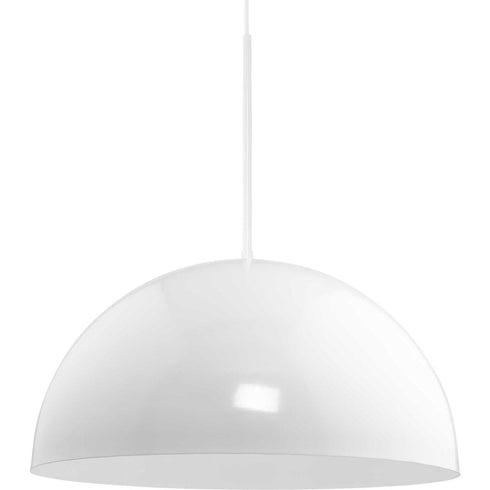 Progress Perimeter P500380 009 1 Light PENDANT in Brushed Nickel Finish Model: P500380-009