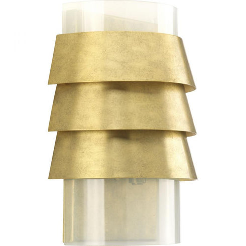 Progress Point Dume™ - Sandbar 1 Light P710068 160 1 60 Watt CAND SCONCE in Brushed Brass Finish Model: P710068-160
