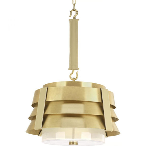 Progress Point Dume™ - Sandbar 3 Light P500198 160 3 100 Watt MED PENDANT in Brushed Brass Finish Model: P500198-160