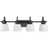 Progress Preston P300429 009 4 Light BATH in Brushed Nickel Finish Model: P300429-009