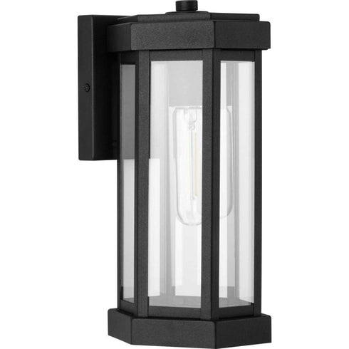 Progress Ramsey P560337 031 1 Light WALL LANTERN in Black Finish Model: P560337-031