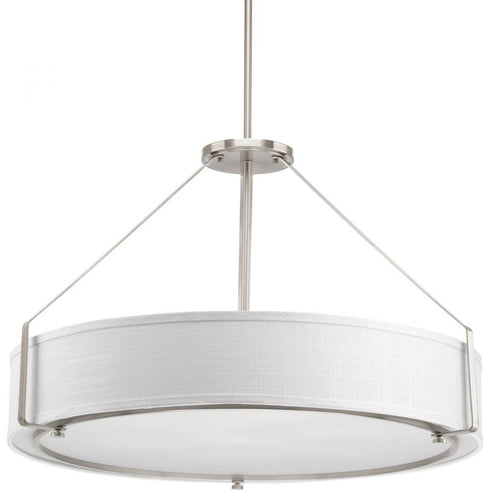 Progress Ratio P5021 09 6 75 Watt MED PENDANT in Brushed Nickel Finish Model: P5021-09