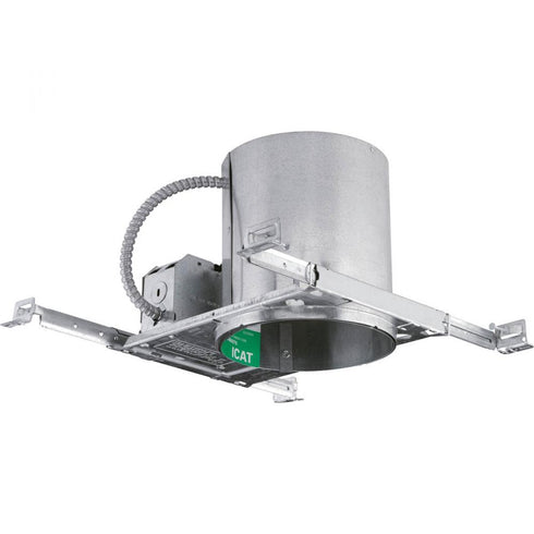 Progress Recessed - Housing 6 Inch Incandescent New Construction Air Tight IC & Non IC Housing with Quick Connects in Unfinished Finish Model: P87-ATQC