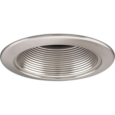 Progress Recessed - Trim 1 Light P8037 09 STEP BAFFLE RECSD TRIM in Brushed Nickel Finish Model: P8037-09