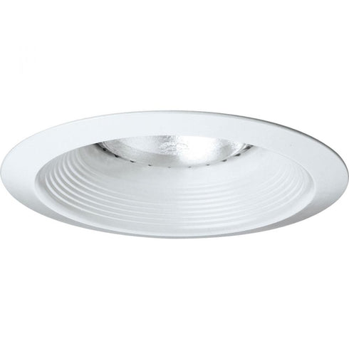 Progress Recessed - Trim 6 Inch Long Neck Baffle Trim for 6 Inch Housing (P8 P18 P8 P8 P82 P62) in White Finish Model: P8075-28